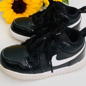 NIKE Air Jordan Toddler Baby Shoes 7 Black